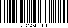 Código de barras (EAN, GTIN, SKU, ISBN): '48414500000'