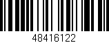 Código de barras (EAN, GTIN, SKU, ISBN): '48416122'