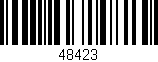 Código de barras (EAN, GTIN, SKU, ISBN): '48423'