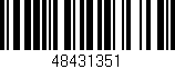 Código de barras (EAN, GTIN, SKU, ISBN): '48431351'