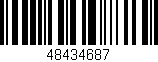 Código de barras (EAN, GTIN, SKU, ISBN): '48434687'