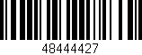 Código de barras (EAN, GTIN, SKU, ISBN): '48444427'