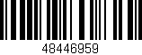 Código de barras (EAN, GTIN, SKU, ISBN): '48446959'