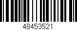 Código de barras (EAN, GTIN, SKU, ISBN): '48453521'