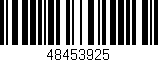 Código de barras (EAN, GTIN, SKU, ISBN): '48453925'