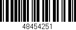 Código de barras (EAN, GTIN, SKU, ISBN): '48454251'