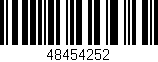 Código de barras (EAN, GTIN, SKU, ISBN): '48454252'