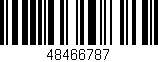 Código de barras (EAN, GTIN, SKU, ISBN): '48466787'