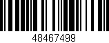 Código de barras (EAN, GTIN, SKU, ISBN): '48467499'