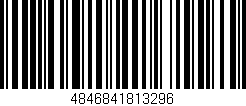 Código de barras (EAN, GTIN, SKU, ISBN): '4846841813296'