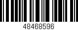 Código de barras (EAN, GTIN, SKU, ISBN): '48468596'