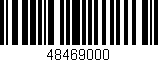 Código de barras (EAN, GTIN, SKU, ISBN): '48469000'