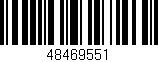 Código de barras (EAN, GTIN, SKU, ISBN): '48469551'