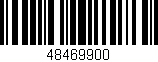 Código de barras (EAN, GTIN, SKU, ISBN): '48469900'