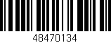 Código de barras (EAN, GTIN, SKU, ISBN): '48470134'