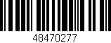 Código de barras (EAN, GTIN, SKU, ISBN): '48470277'