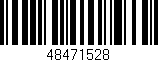 Código de barras (EAN, GTIN, SKU, ISBN): '48471528'