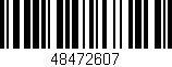 Código de barras (EAN, GTIN, SKU, ISBN): '48472607'