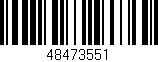 Código de barras (EAN, GTIN, SKU, ISBN): '48473551'