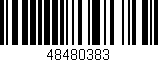 Código de barras (EAN, GTIN, SKU, ISBN): '48480383'