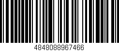 Código de barras (EAN, GTIN, SKU, ISBN): '4848088967466'