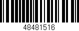 Código de barras (EAN, GTIN, SKU, ISBN): '48481516'