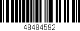 Código de barras (EAN, GTIN, SKU, ISBN): '48484592'