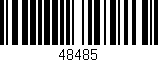 Código de barras (EAN, GTIN, SKU, ISBN): '48485'