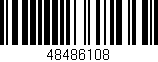 Código de barras (EAN, GTIN, SKU, ISBN): '48486108'