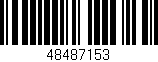 Código de barras (EAN, GTIN, SKU, ISBN): '48487153'