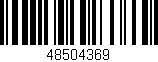 Código de barras (EAN, GTIN, SKU, ISBN): '48504369'
