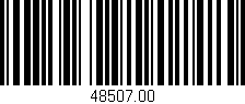 Código de barras (EAN, GTIN, SKU, ISBN): '48507.00'
