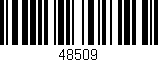 Código de barras (EAN, GTIN, SKU, ISBN): '48509'