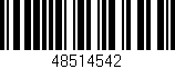 Código de barras (EAN, GTIN, SKU, ISBN): '48514542'
