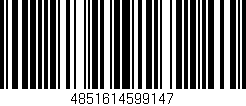Código de barras (EAN, GTIN, SKU, ISBN): '4851614599147'