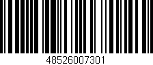 Código de barras (EAN, GTIN, SKU, ISBN): '48526007301'
