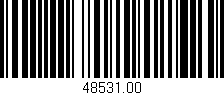 Código de barras (EAN, GTIN, SKU, ISBN): '48531.00'