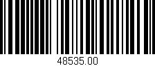Código de barras (EAN, GTIN, SKU, ISBN): '48535.00'