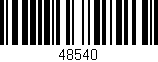 Código de barras (EAN, GTIN, SKU, ISBN): '48540'