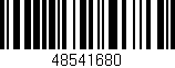 Código de barras (EAN, GTIN, SKU, ISBN): '48541680'