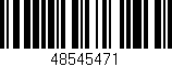 Código de barras (EAN, GTIN, SKU, ISBN): '48545471'