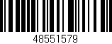 Código de barras (EAN, GTIN, SKU, ISBN): '48551579'