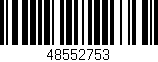 Código de barras (EAN, GTIN, SKU, ISBN): '48552753'