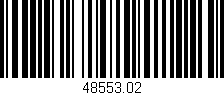 Código de barras (EAN, GTIN, SKU, ISBN): '48553.02'