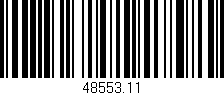 Código de barras (EAN, GTIN, SKU, ISBN): '48553.11'