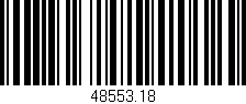 Código de barras (EAN, GTIN, SKU, ISBN): '48553.18'