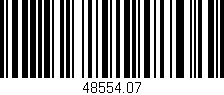 Código de barras (EAN, GTIN, SKU, ISBN): '48554.07'