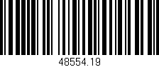 Código de barras (EAN, GTIN, SKU, ISBN): '48554.19'