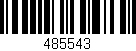 Código de barras (EAN, GTIN, SKU, ISBN): '485543'