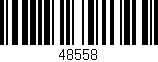 Código de barras (EAN, GTIN, SKU, ISBN): '48558'